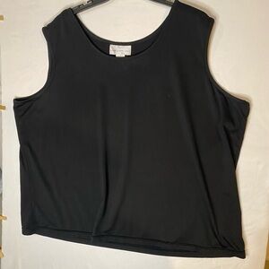 Susan Graver Classic Black Tank Top